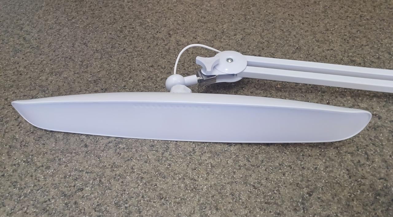 Лампа бестеневая на струбцене 18 Вт Белый (ALMD-4) - фото 6