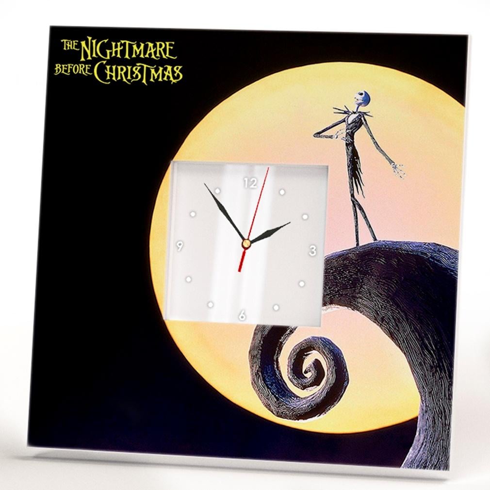 Часы по мультфильму "Ужас перед Рождеством" 260x260 мм (C03491) Часы по мультфильму "Ужас перед Рождеством" 260x260 мм (C03491)