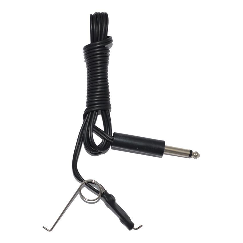 Клипкорд для тату машинки с контактом как шпилька Черный (CC2011)