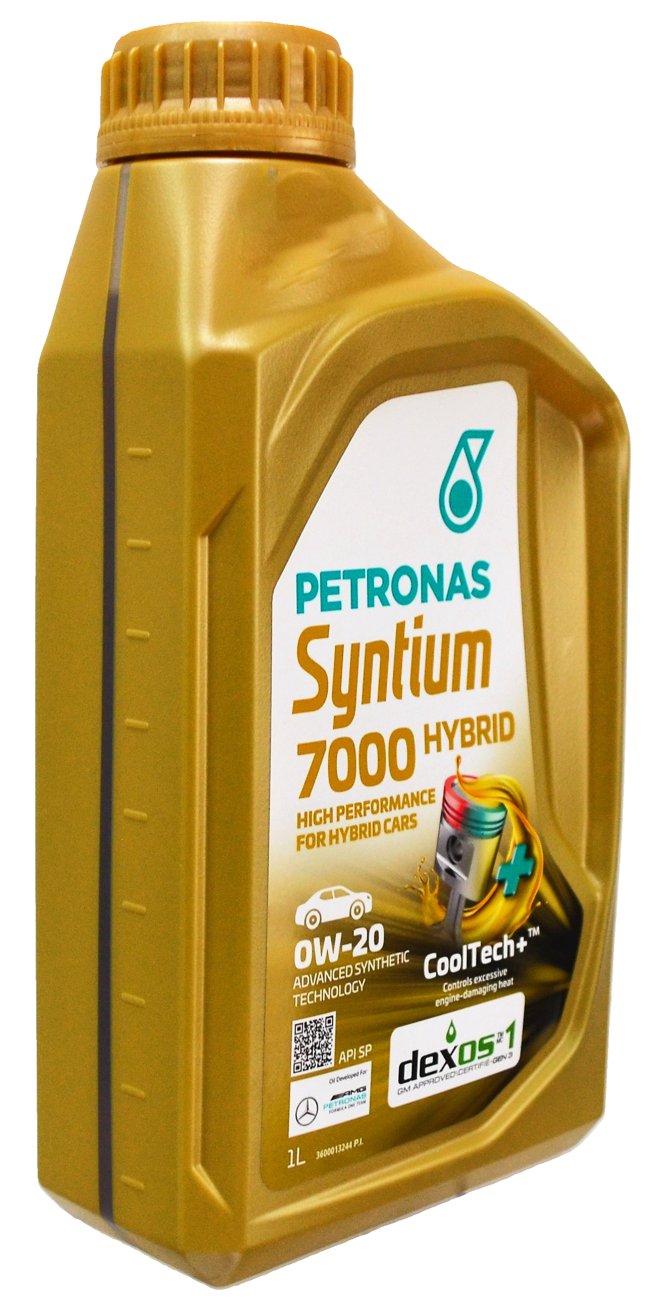 Моторна олива PETRONAS LUBRICANTS Syntium 7000 HYBRID 0W-20 1 л (2422479210) - фото 1
