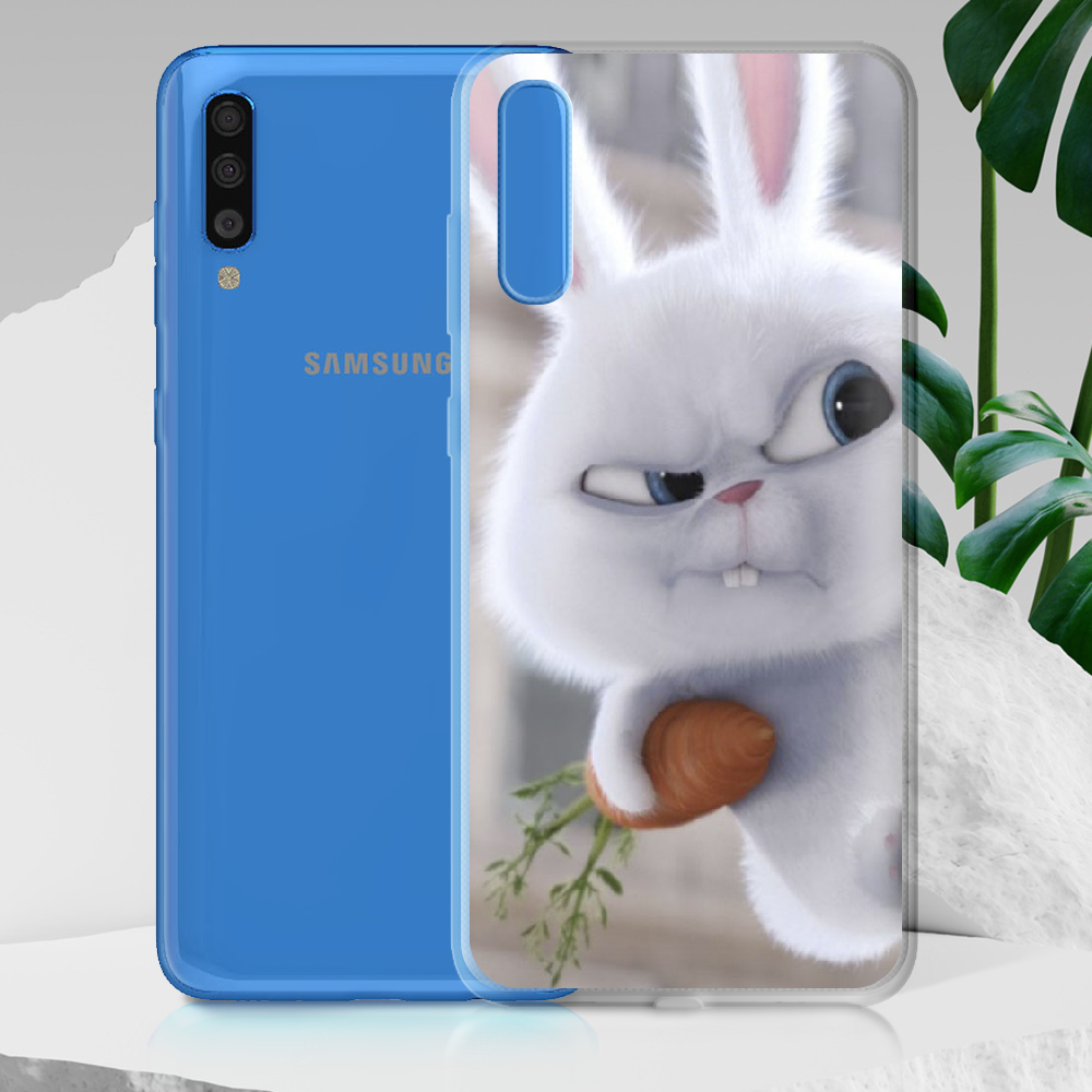 Чохол BoxFace Samsung A705 Galaxy A70 Rabbit Snowball Прозорий силікон (36860-up1116-36860) - фото 2