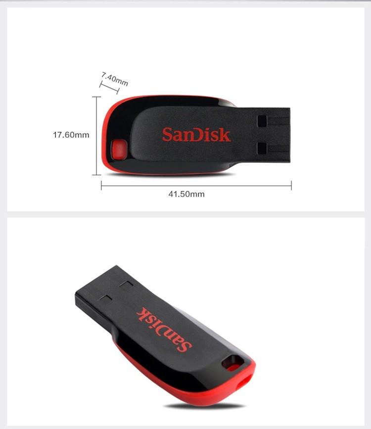 Флеш SanDisk Cool Blade CZ50 USB 2.0 64 GB із захистом (17895099) - фото 3