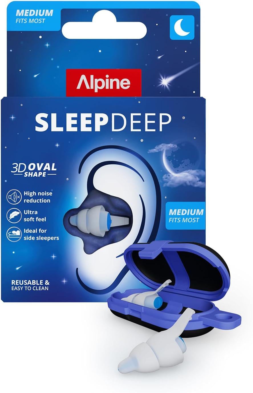Беруши многоразовые для сна Alpine Sleep Deep с футляром SNR 27 дБ M (2434499642) Беруши многоразовые для сна Alpine Sleep Deep с футляром SNR 27 дБ M (2434499642)