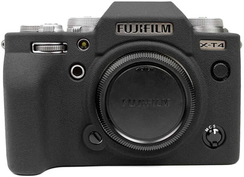 Чехол защитный силиконовый для фотоаппаратов FujiFilm X-T4 Черный