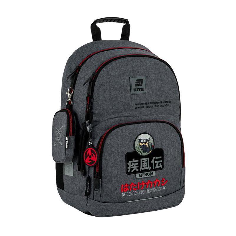 Рюкзак школьный KITE Education Naruto 40x29x14 см 12 л Серый (NR25-585M-1)