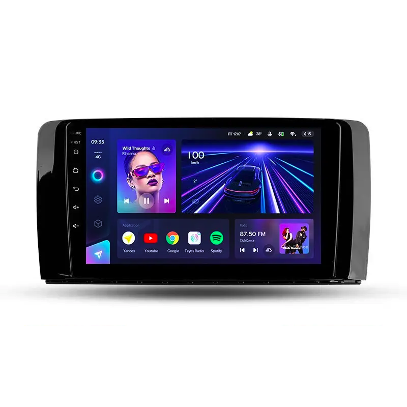 Автомагнитола штатная Teyes для Mercedes Benz R-Class W251/R280/R300/R320 2005-2017 Android СС3 6/128G 360°
