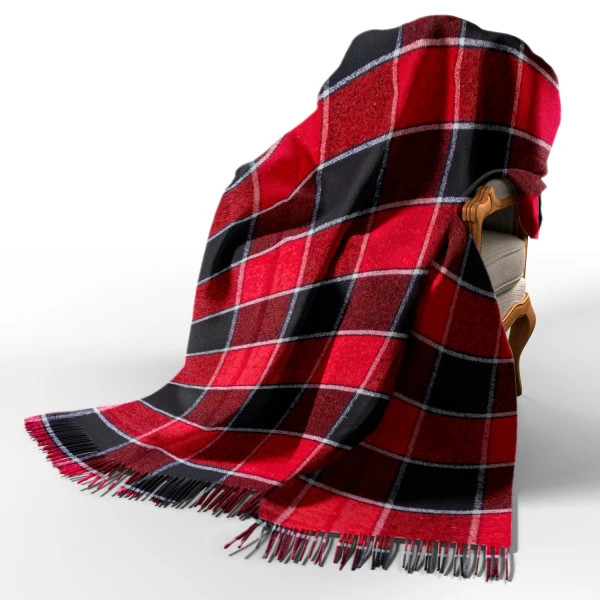 Плед шерстяной Love You П7 4093 140х200 см Красный (8-6-5131677)