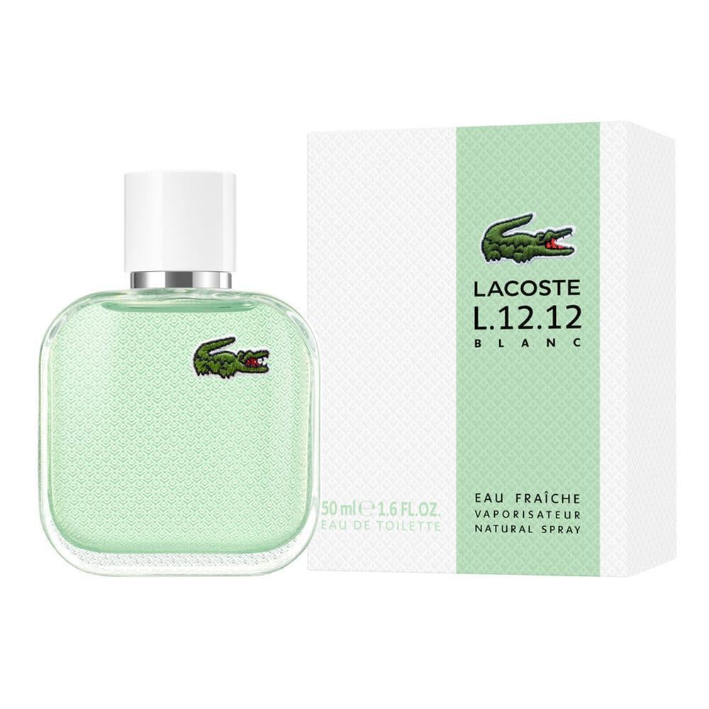 Туалетна вода для чоловіків Lacoste L.12.12 Blanc Eau Fraiche 50 мл (381316)