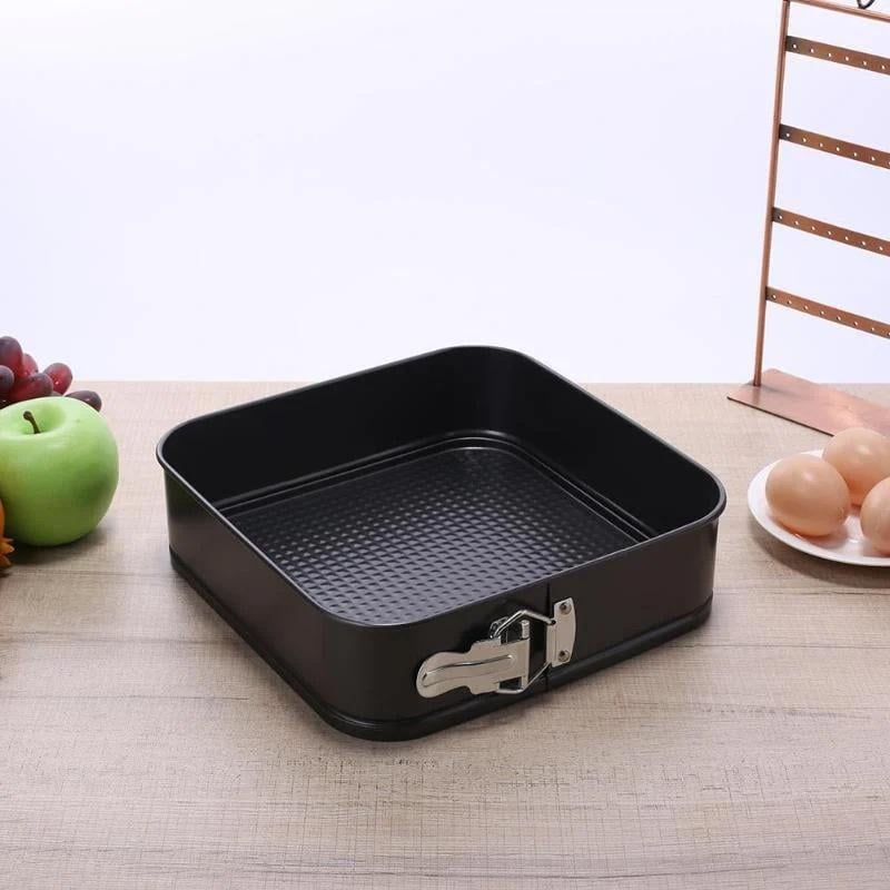 Форма для выпечки раздвижная Квадрат из углеродистой стали 26х26х7 см (30470414) - фото 5