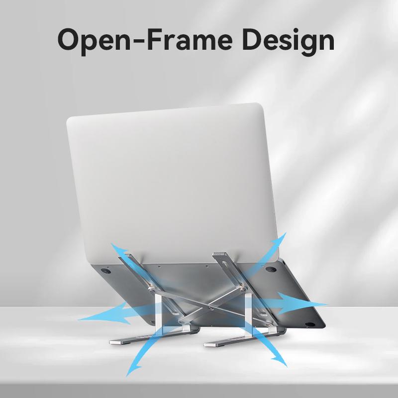 Підставка Vention для ноутбуку металева складана Сріблястий (KDMI0) - фото 6 Підставка Vention для ноутбуку металева складана Сріблястий (KDMI0) - фото 6