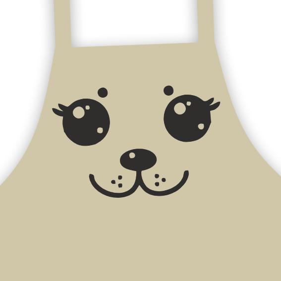 Фартук подростковый с надписью Мордашка 64х44 см (FRTD_20M010) - фото 2 Фартук подростковый с надписью Мордашка 64х44 см (FRTD_20M010) - фото 2