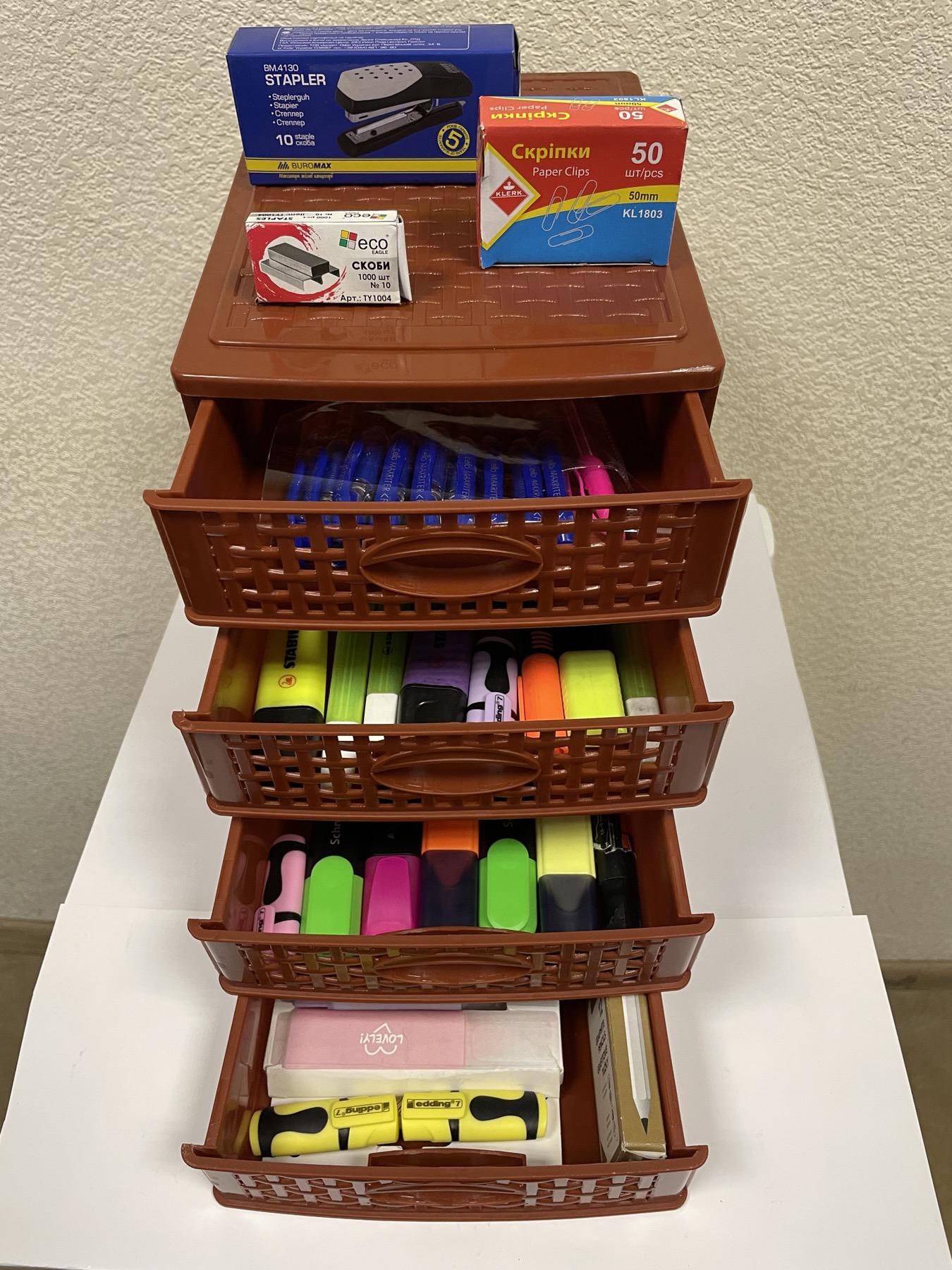 Комод мини ластиковый Консенсус ROTANGE 4 ящик 27х19х26,5 см Коричневый (28790325) - фото 5 Комод мини ластиковый Консенсус ROTANGE 4 ящик 27х19х26,5 см Коричневый (28790325) - фото 5