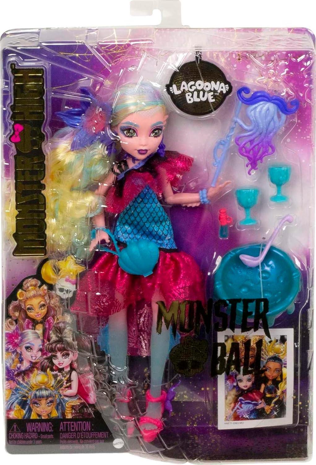 Лялька Monster High Lagoona Blue Ball Party - фото 6