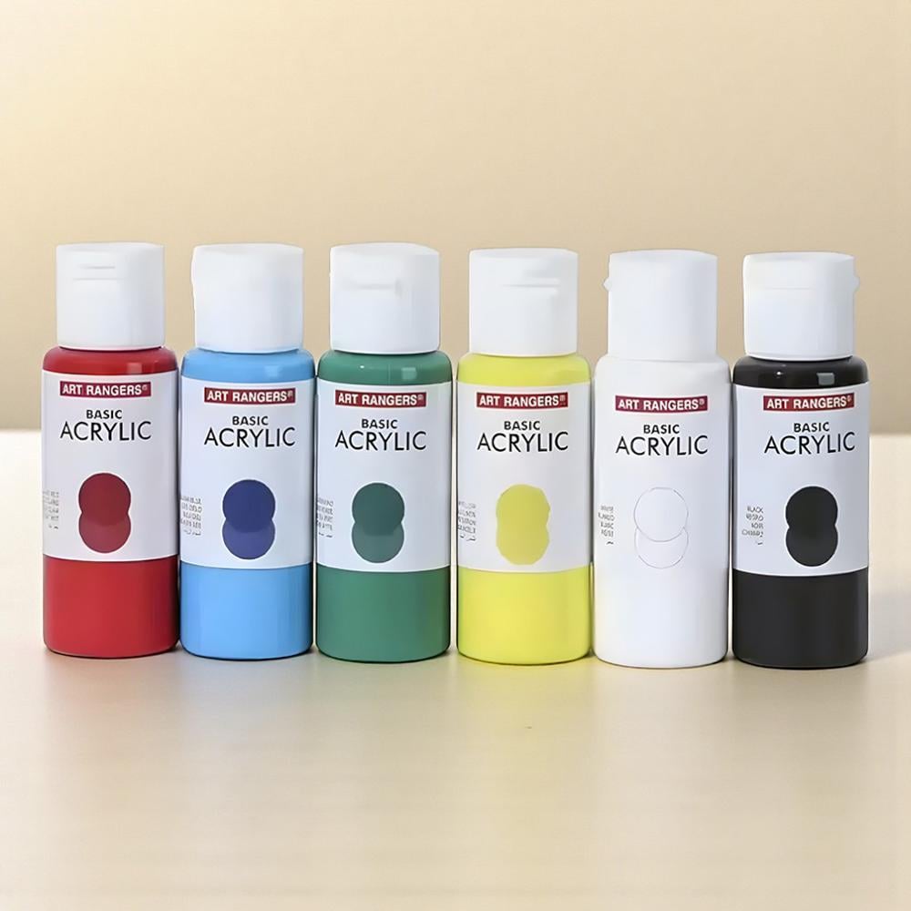 Акриловые краски художественные 60 мл 6 цветов (37-122199)