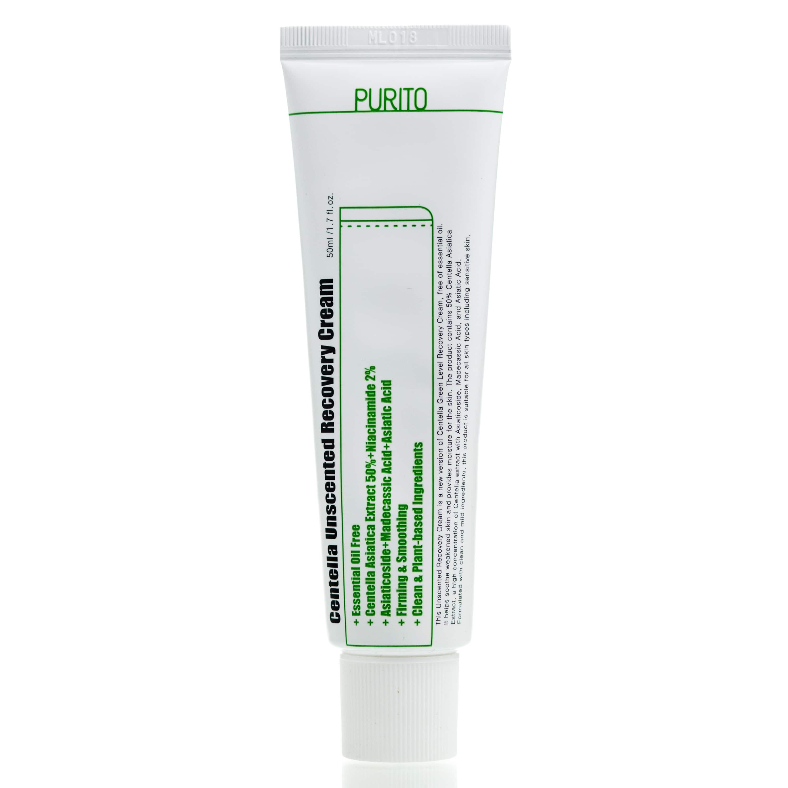 Крем для чувствительной кожи Purito Centella Unscented Recovery Cream 50 мл