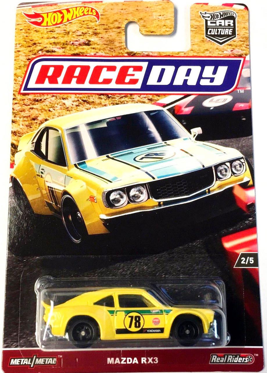 Игрушечная машинка Hot Wheels Premium Mazda RX3 2017 Race Day 2/5 Car Culture (DWH77)