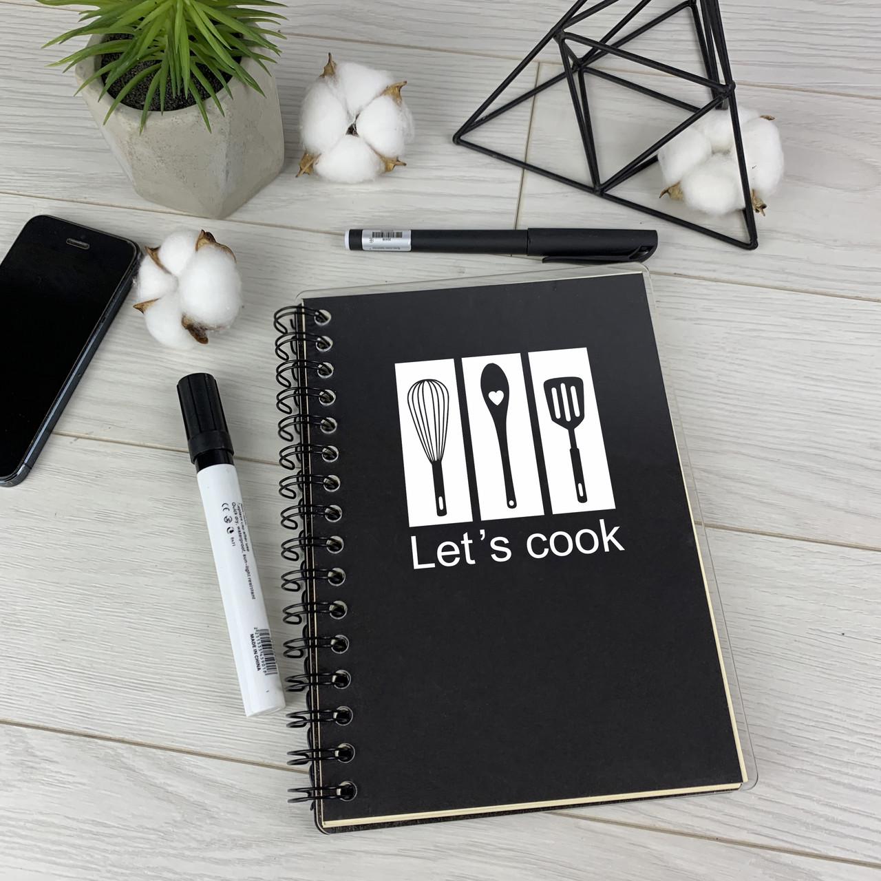 Блокнот для записи рецептов в обложке из акрила на заказ (RB-0032) - фото 2