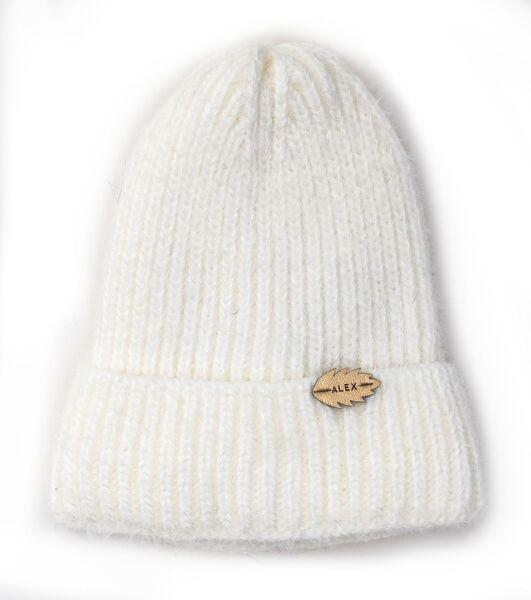 Шапка детская для девочек Ванесса D911 флис 50-54 см Белый