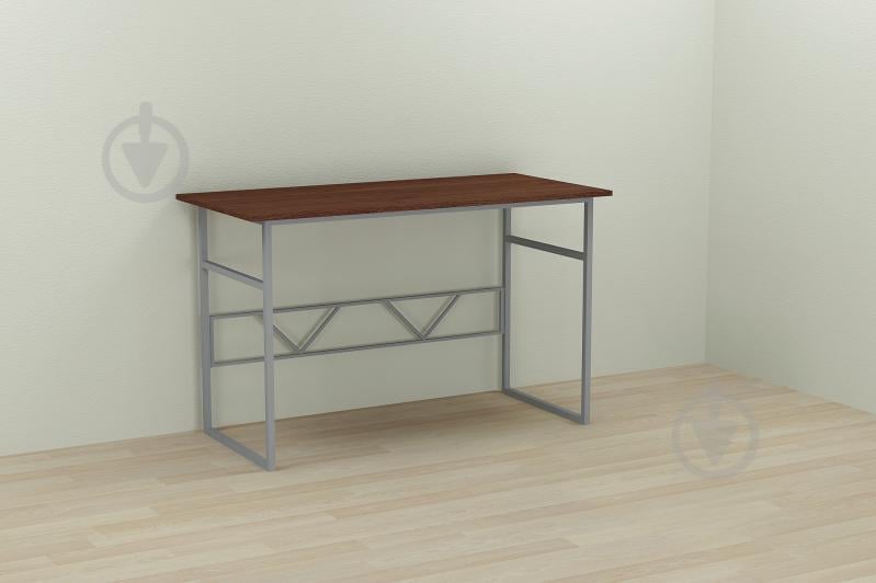 Компьютерный стол Ferrum-decor Раян 75x140x70 серый ДСП Венге 16мм