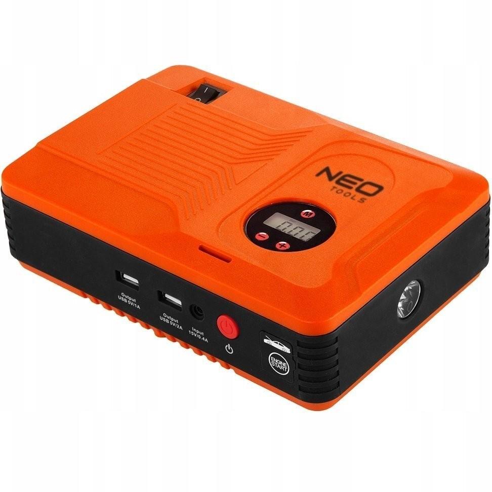 Пусковое устройство Neo Tools Jump Starter Power Bank для автомобилей