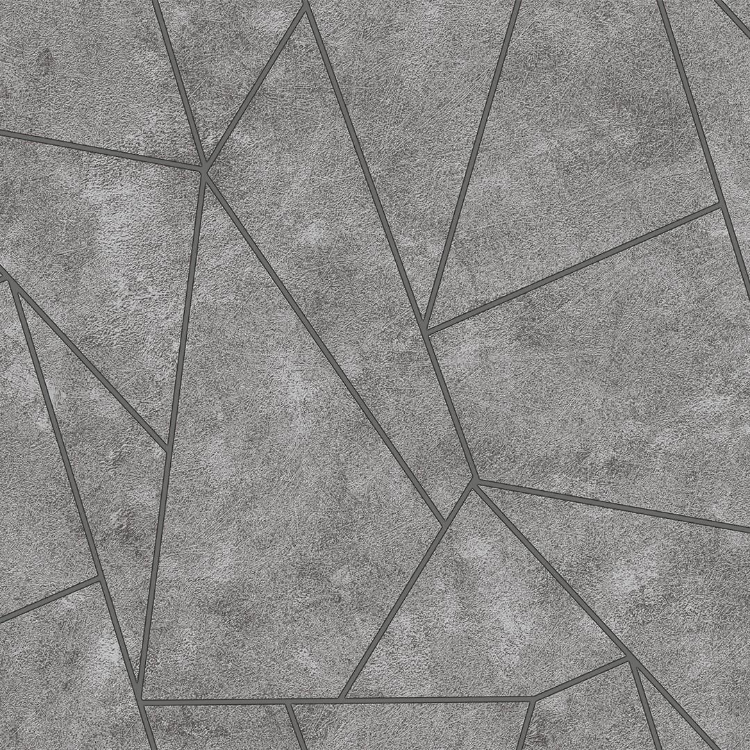 Шпалери флізелінові DU&KA LifeStyle 23130-3 вініл гарячого тиснення 1,06х10,05 м Темно-сірий