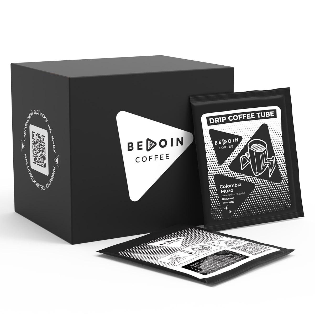 Кава в дріпах Bedoin Coffee Колумбія Музо 10 шт. (1234)