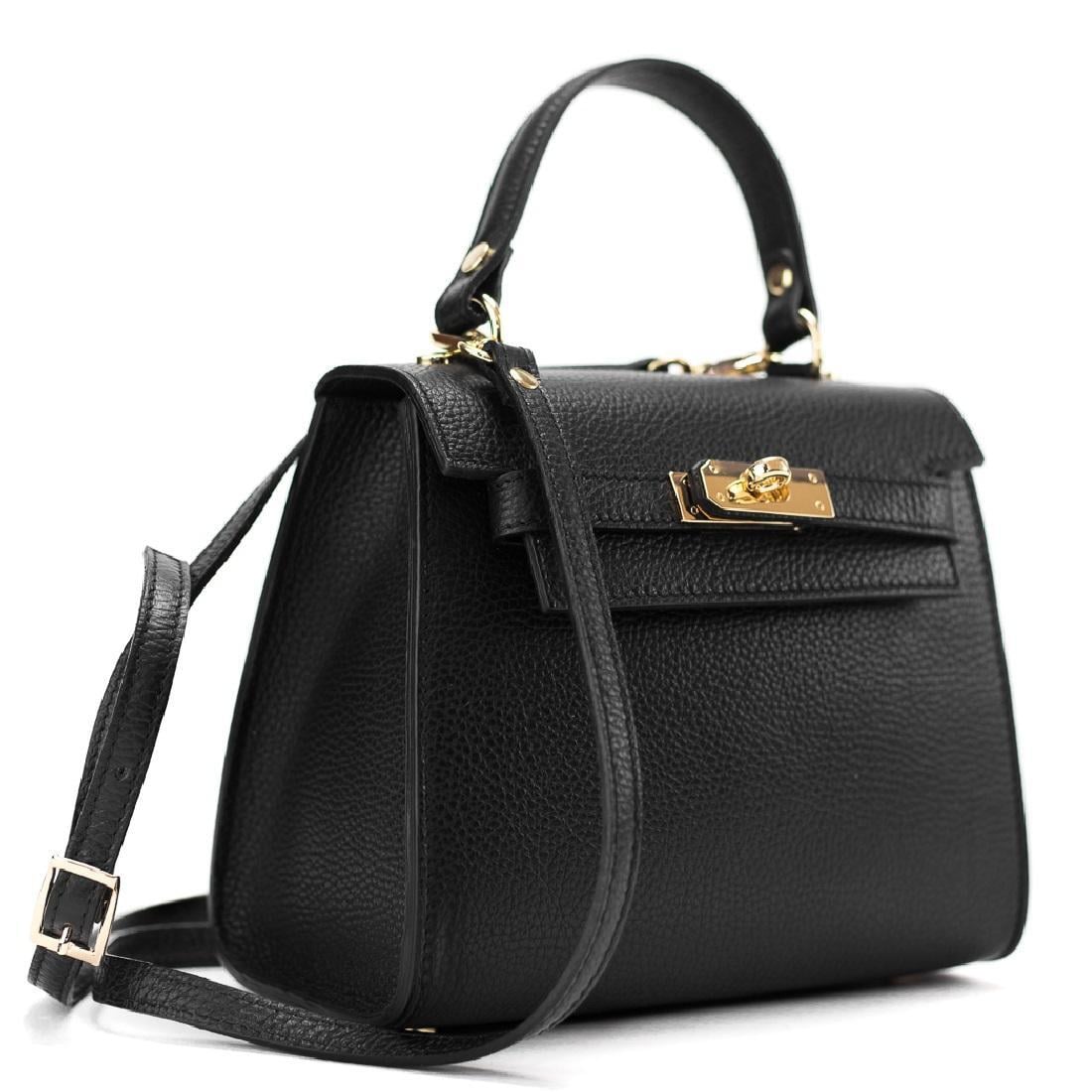 Женская сумка Royal Bag F-IT-9866A кожаная Черный (6455)