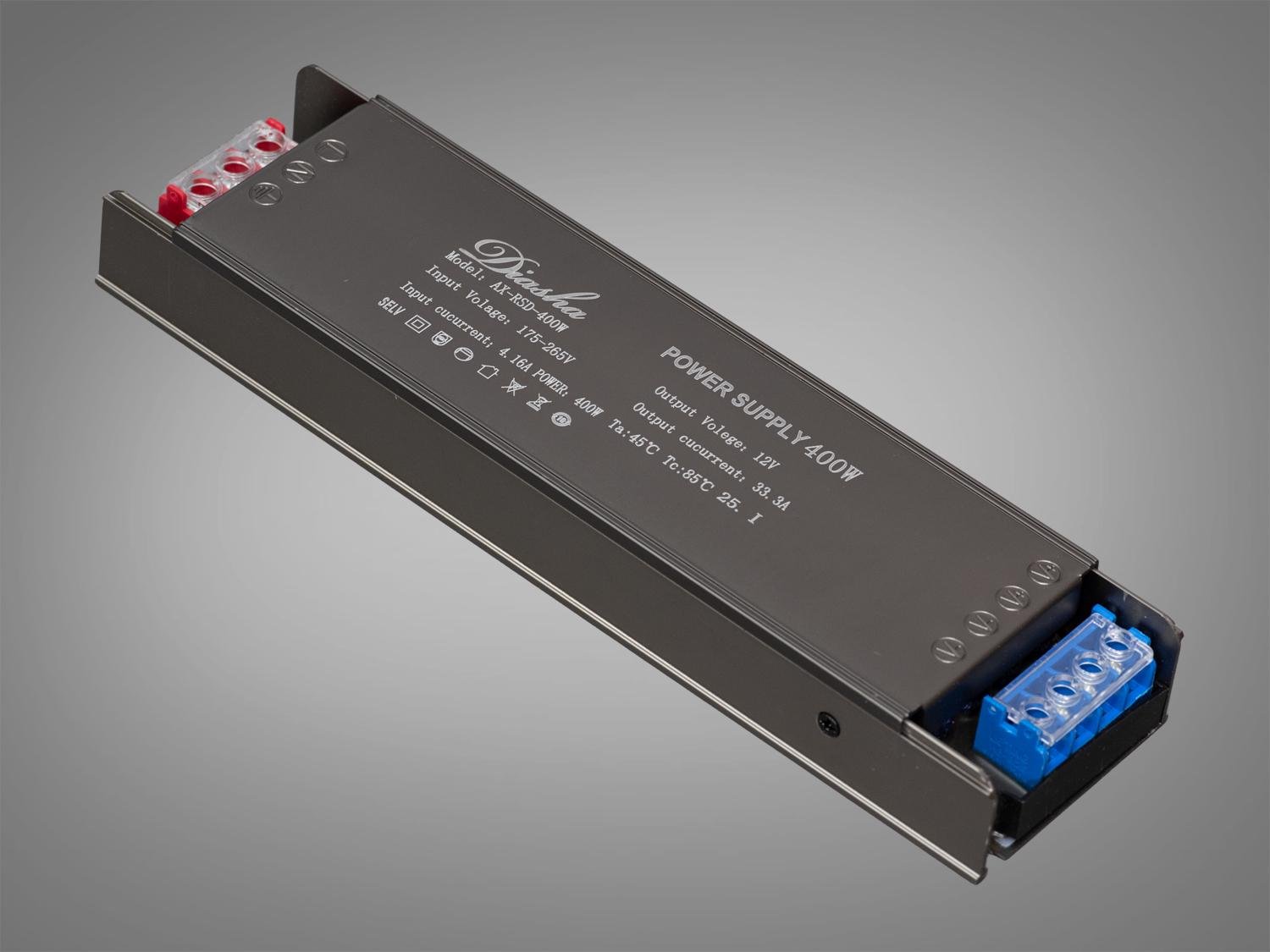 Блок живлення для LED стрічки 12 В 400 Вт 33,33А (PPF-S4-12 В-400w) - фото 2