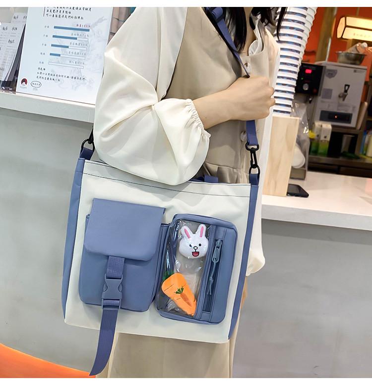 Шкільний рюкзак та сумка/косметичка та пенал для дівчинки Flash 5в1 Блакитний (1326622098) - фото 4 Шкільний рюкзак та сумка/косметичка та пенал для дівчинки Flash 5в1 Блакитний (1326622098) - фото 4