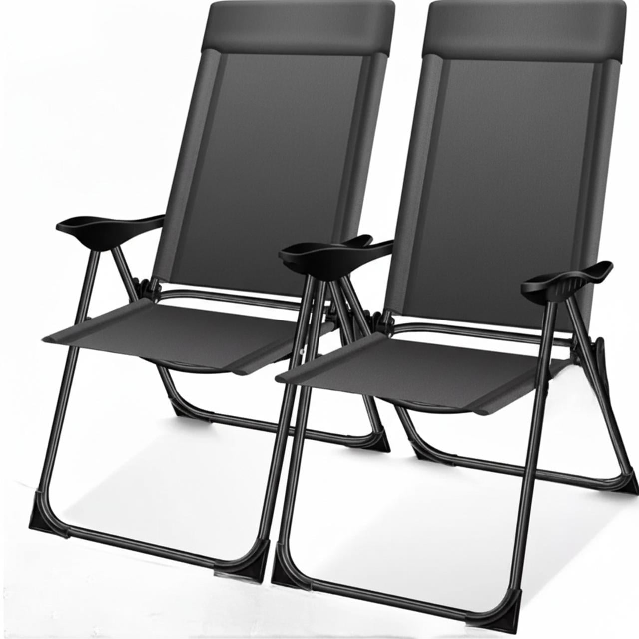 Стул садовый KESSER складной 60x52x110 см 110 кг Антрацит Стул садовый KESSER складной 60x52x110 см 110 кг Антрацит