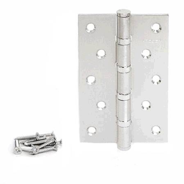 Петля APECS 125x75-B4-Steel-NIS 2 шт. Нікель (307870E) - фото 2