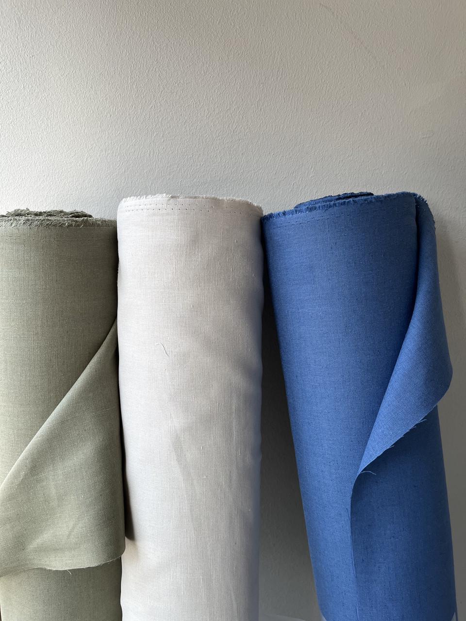 Ткань LINEN PLUS 52% льна и 48% хлопка 143 см 369 Синий - фото 6 Ткань LINEN PLUS 52% льна и 48% хлопка 143 см 369 Синий - фото 6