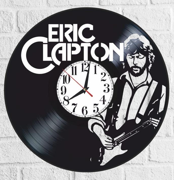 Часы настенные Eric Clapton 2165 из виниловой пластинки