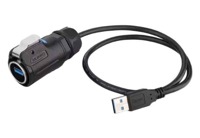 Роз'єм герметичний кабель CNLINKO LP-24-USB3-MP-MP-1M-001 USB 1 м (57141) Роз'єм герметичний кабель CNLINKO LP-24-USB3-MP-MP-1M-001 USB 1 м (57141)