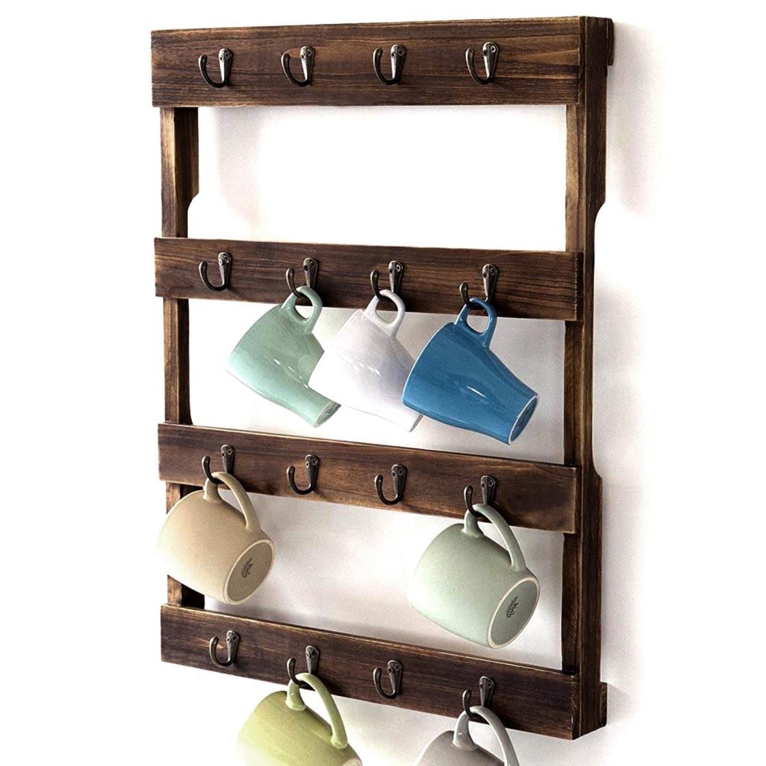 Органайзер для кружек из дерева Арташат Капучино (СДК-000409)