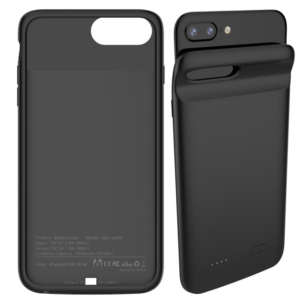 Чохол акумулятор для iPhone 6+/6s+/7+/8+ 5000 mAh Black - фото 8