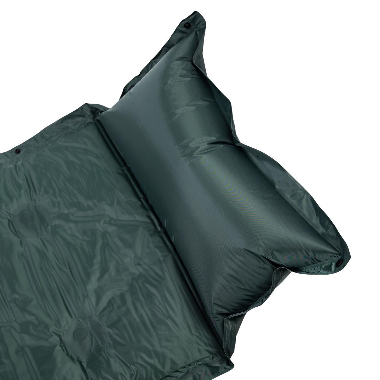 Килимок в намет надувний похідний туристичний з підголівником 175х60х2 см Зелений (7180) - фото 2 Килимок в намет надувний похідний туристичний з підголівником 175х60х2 см Зелений (7180) - фото 2