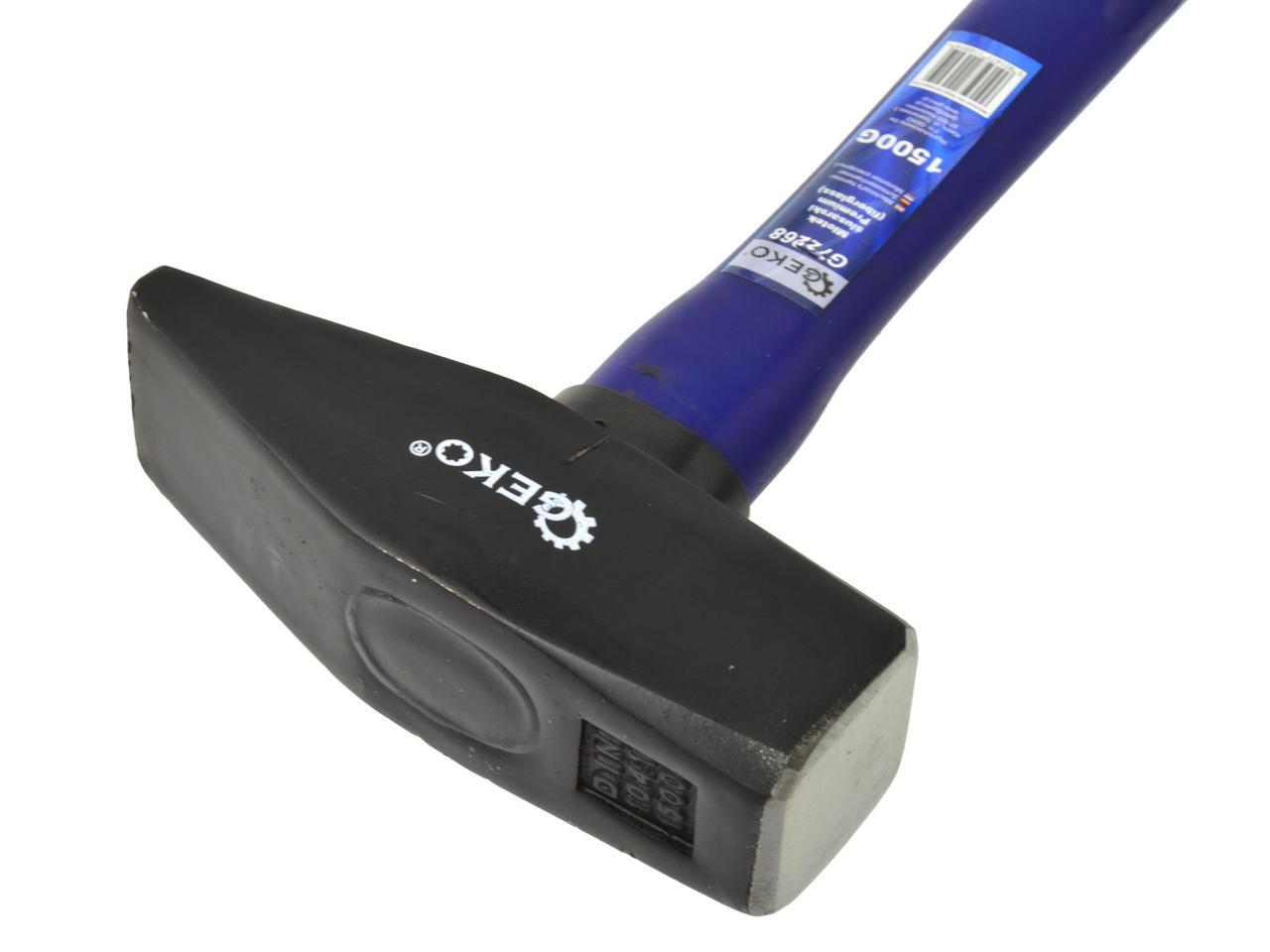 Молоток слюсара GeKo premium з ручкою зі скловолокна покритого TPR 1,5 кг (G72268) - фото 2 Молоток слюсара GeKo premium з ручкою зі скловолокна покритого TPR 1,5 кг (G72268) - фото 2