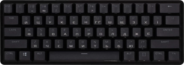 Клавиатура HyperX Alloy Origins 60 Red USB RGB (4P5N4AA) - фото 2 Клавиатура HyperX Alloy Origins 60 Red USB RGB (4P5N4AA) - фото 2