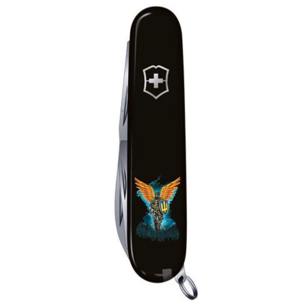 Мультитул Victorinox Climber Ukraine 1.3703.3 Ангел ВСУ Черный (58-79-Vx13703.3_T1061u) Мультитул Victorinox Climber Ukraine 1.3703.3 Ангел ВСУ Черный (58-79-Vx13703.3_T1061u)