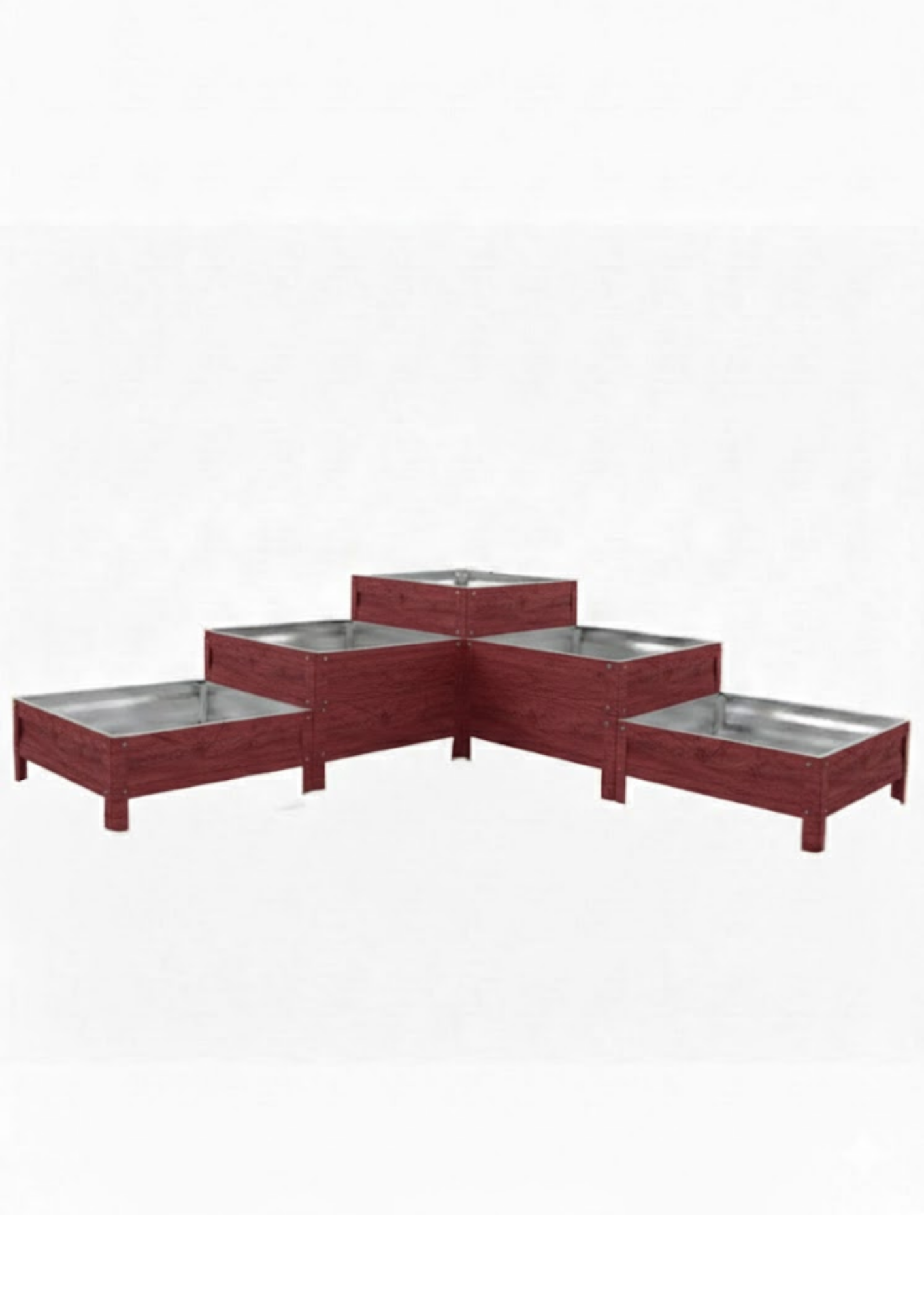 Грядка-клумба трехъярусная SIMBUD Пирамида с полимерным покрытием 3,5 м Maroon Multii (31870795) Грядка-клумба трехъярусная SIMBUD Пирамида с полимерным покрытием 3,5 м Maroon Multii (31870795)