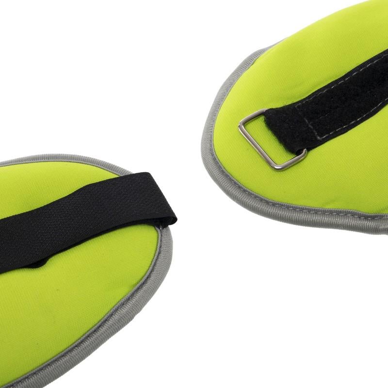 Утяжелители-манжеты для рук Zelart Pro 2х2 кг Салатовый/Серый (FI-1965-4_Салатовый-серый) - фото 4 Утяжелители-манжеты для рук Zelart Pro 2х2 кг Салатовый/Серый (FI-1965-4_Салатовый-серый) - фото 4