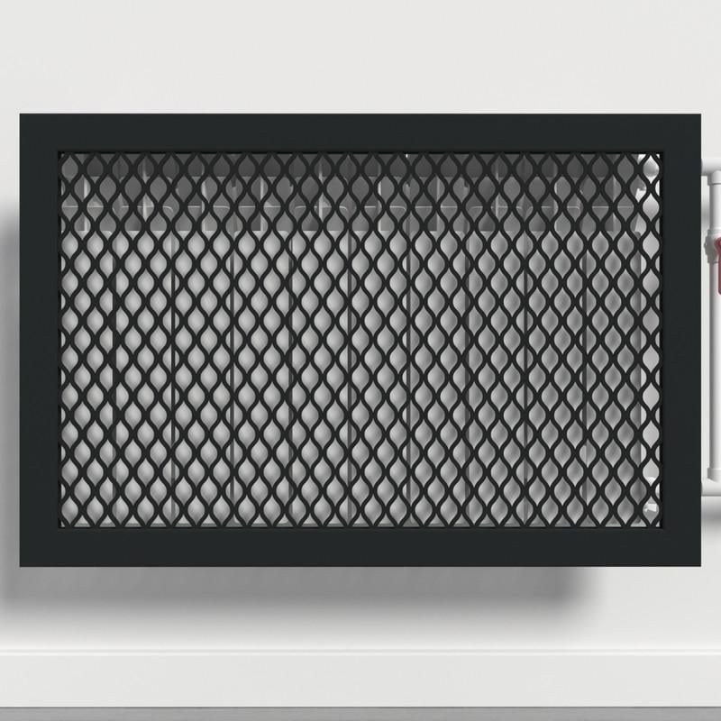 Решетка-экран на батарею SMARTWOOD 1200 мм Чорный (R20924107) Решетка-экран на батарею SMARTWOOD 1200 мм Чорный (R20924107)