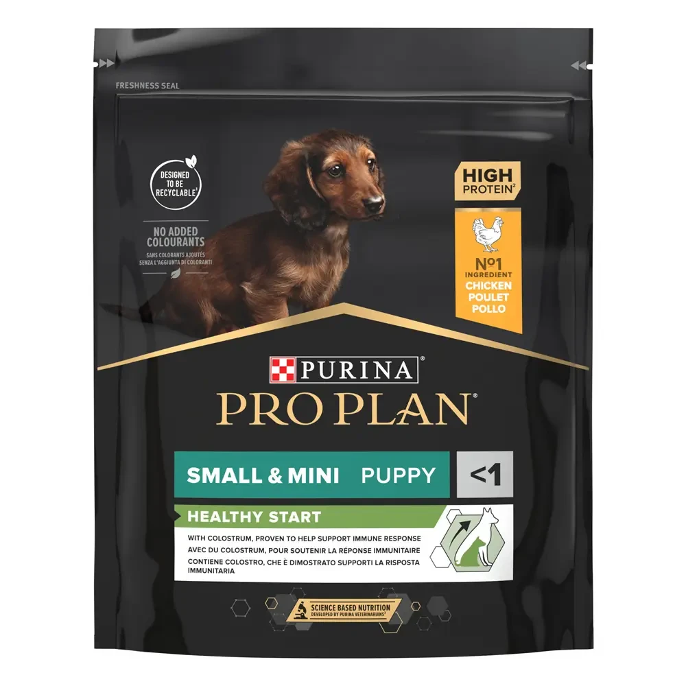 Сухой корм для щенков и молодых собак Pro Plan Puppy Small & Mini 700 г курица