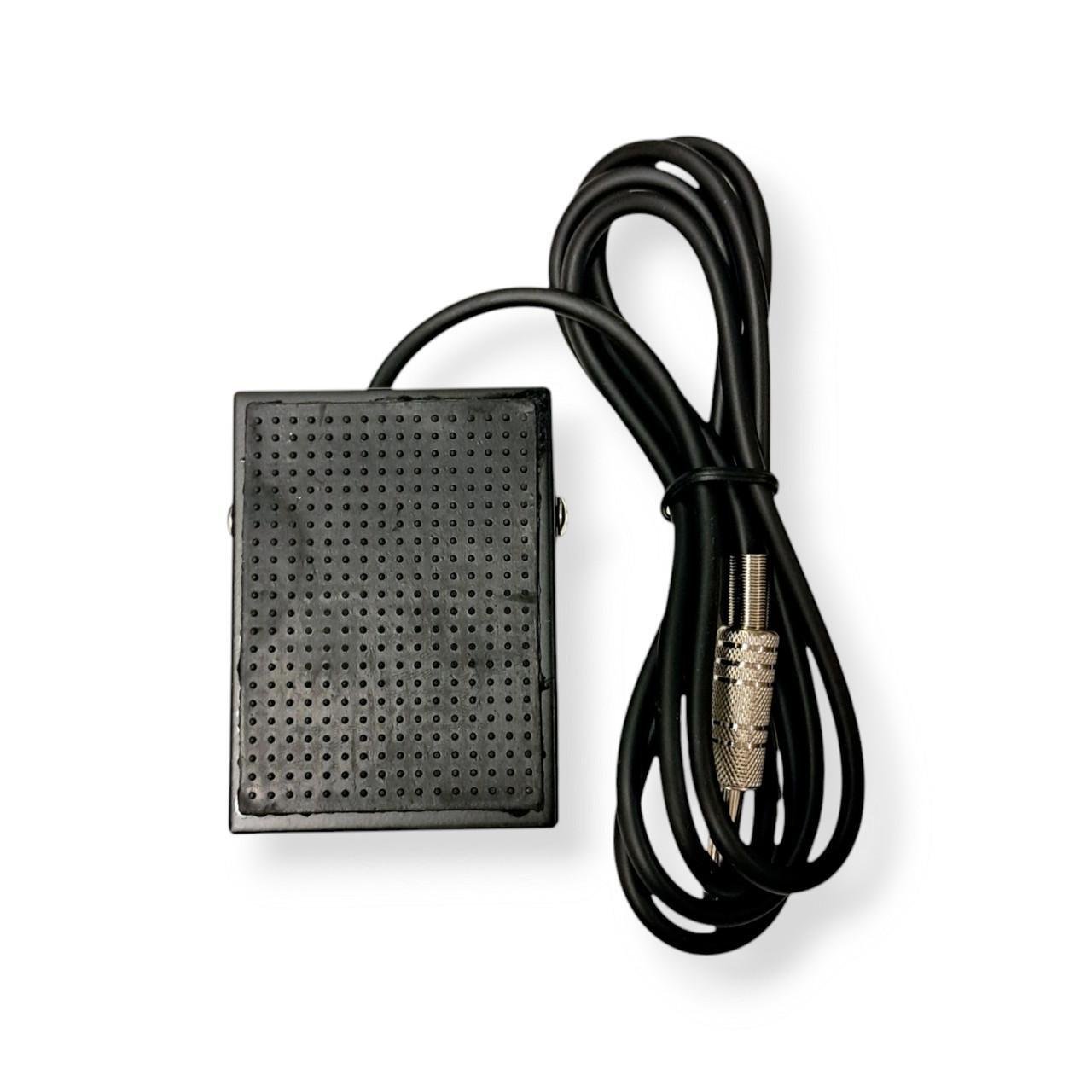 Педаль для тату машинки металлическая с резиновыми ковриками сверху и снизу Черный (FS3009)