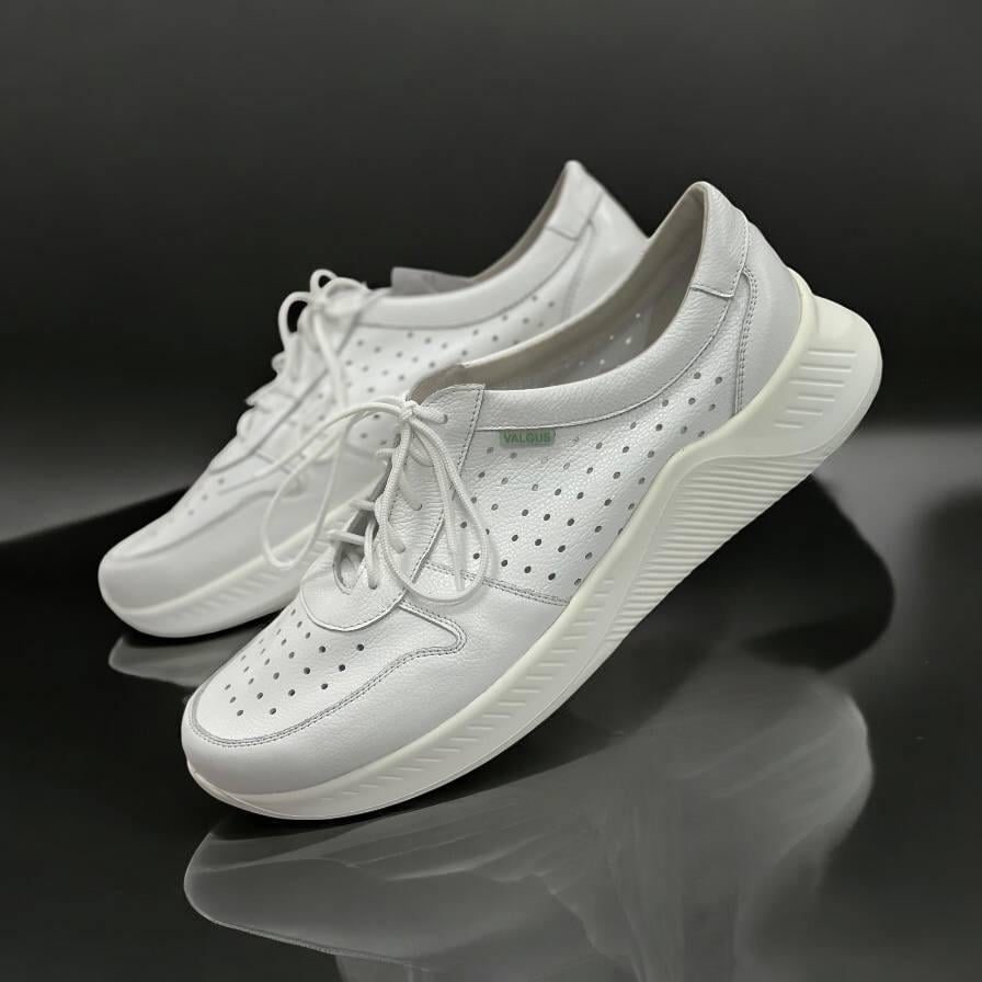 Кроссовки/мокасины ортопедические мужские Valgus кожаные р. 43 Белый (297.6.) - фото 4 Кроссовки/мокасины ортопедические мужские Valgus кожаные р. 43 Белый (297.6.) - фото 4