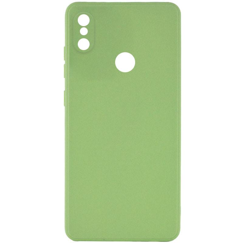 Противоударный силиконовый чехол Candy Full Camera для Xiaomi Redmi Note 5 Pro / Note 5 (AI Dual Camera) Фисташковый