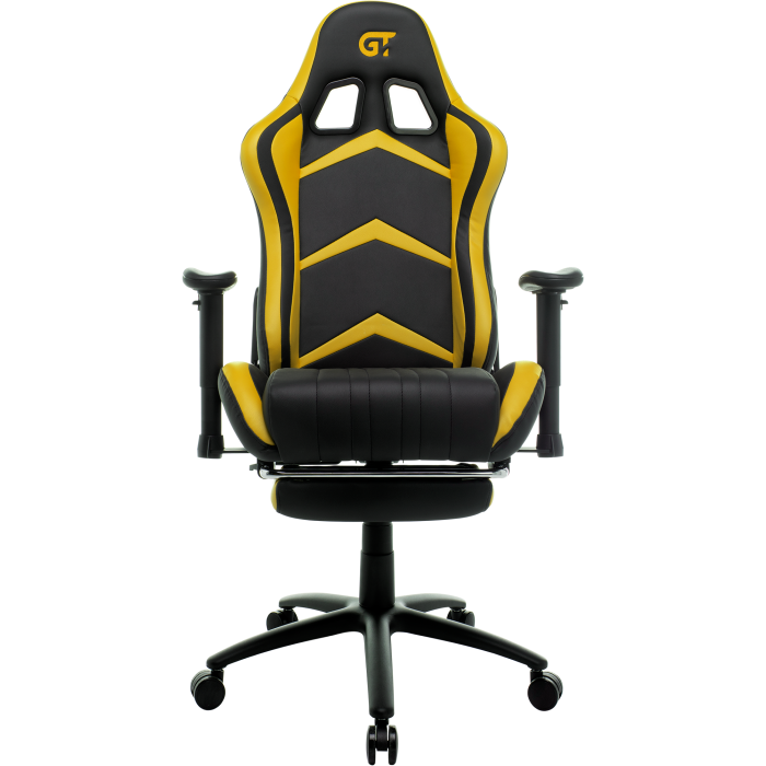 Крісло геймерське GT Racer X-2534-F Black/Yellow - фото 2