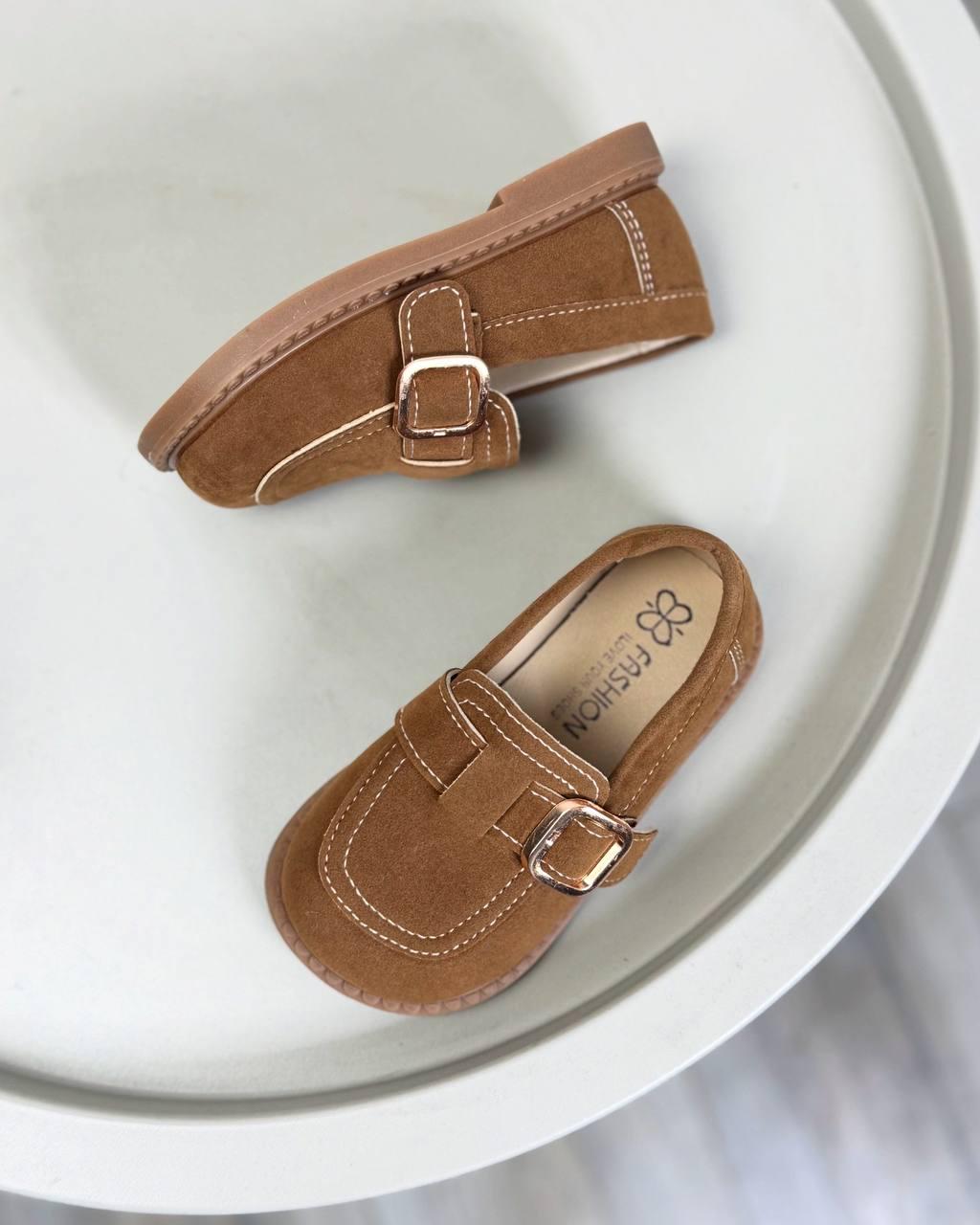 Туфли детские 1509 р. 30 Бежевый (25820986) - фото 5 Туфли детские 1509 р. 30 Бежевый (25820986) - фото 5