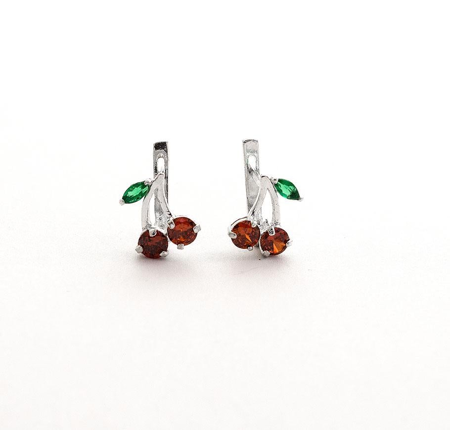 Сережки срібні вишня Maxi Silver 7964 (87964)